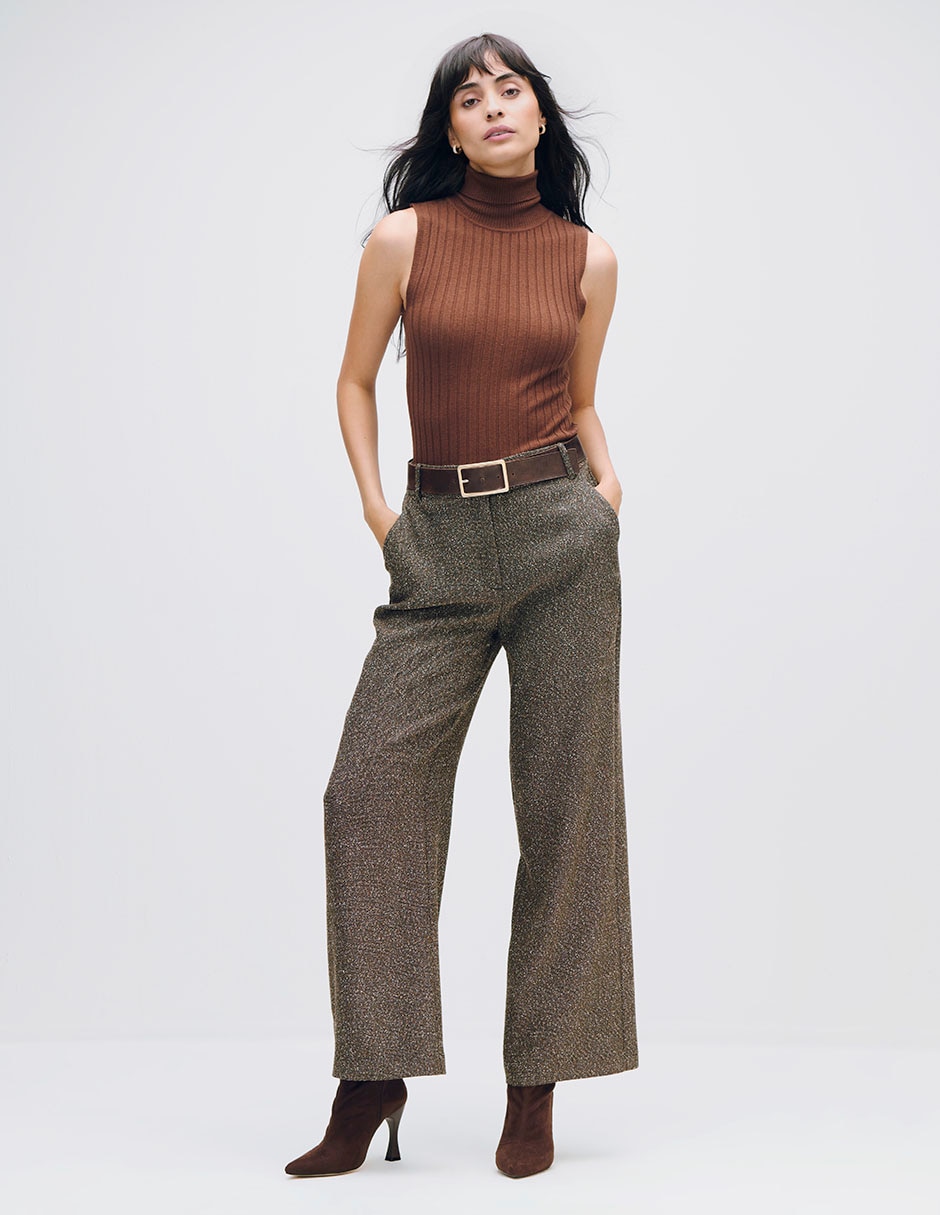 Pantalón Regular KOYA Wide leg para mujer 4