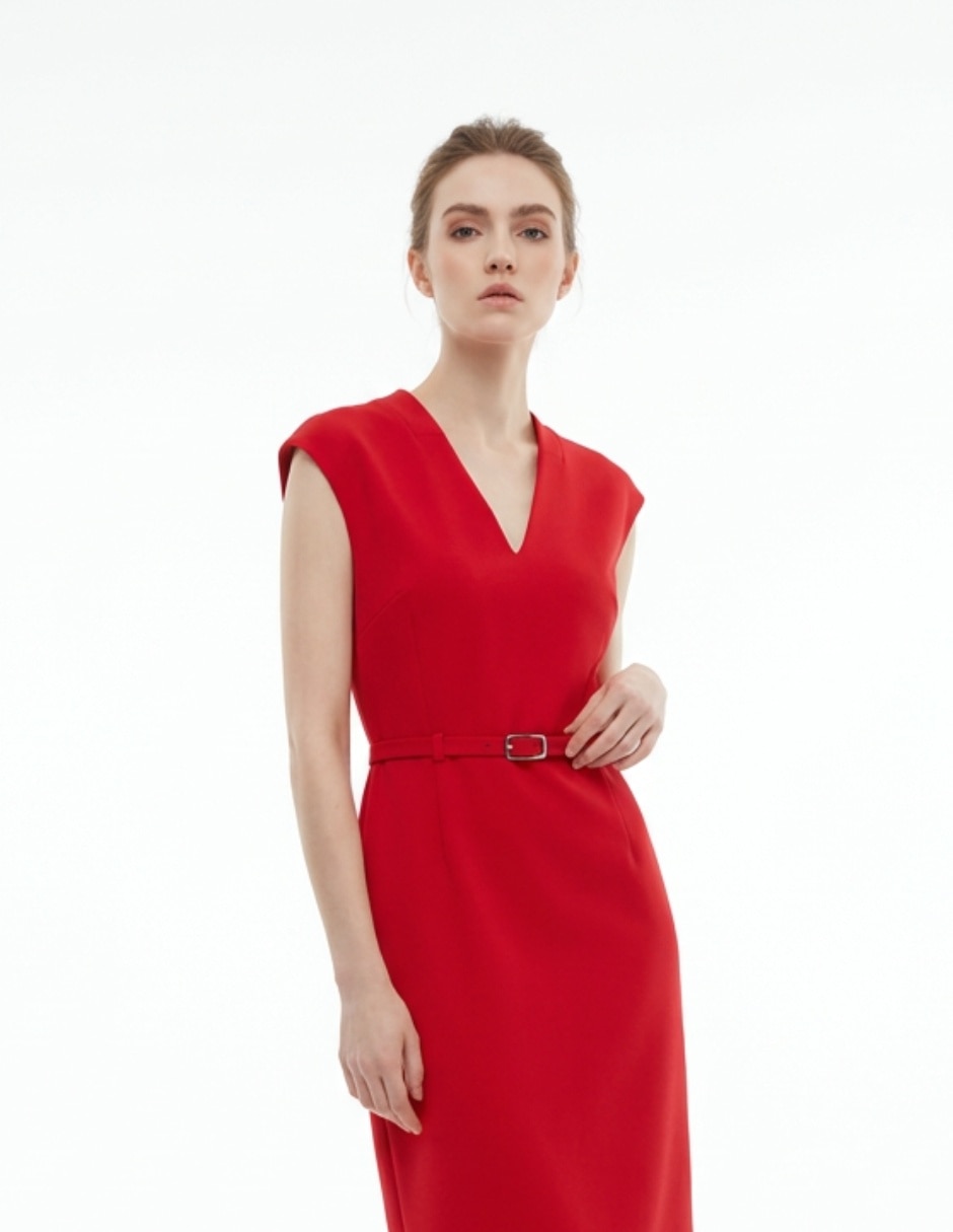 Vestido midi casual para mujer 4