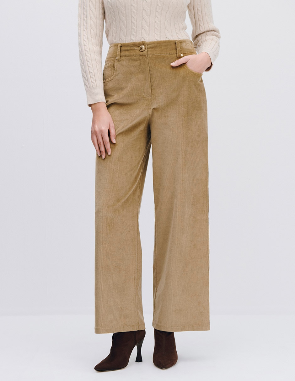 Pantalón Regular KOYA Wide leg para mujer Pantalón Regular KOYA Wide leg para mujer