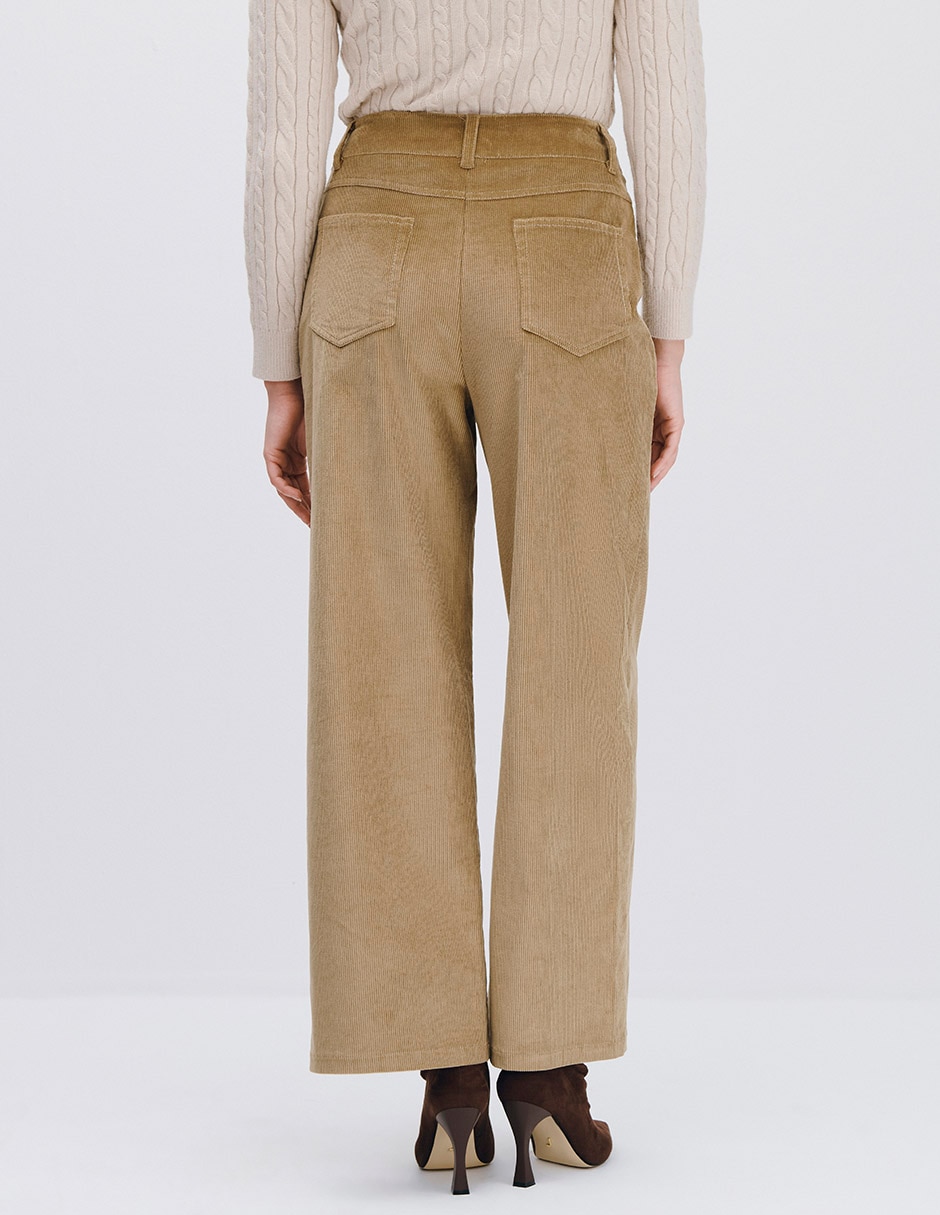 Pantalón Regular KOYA Wide leg para mujer 3