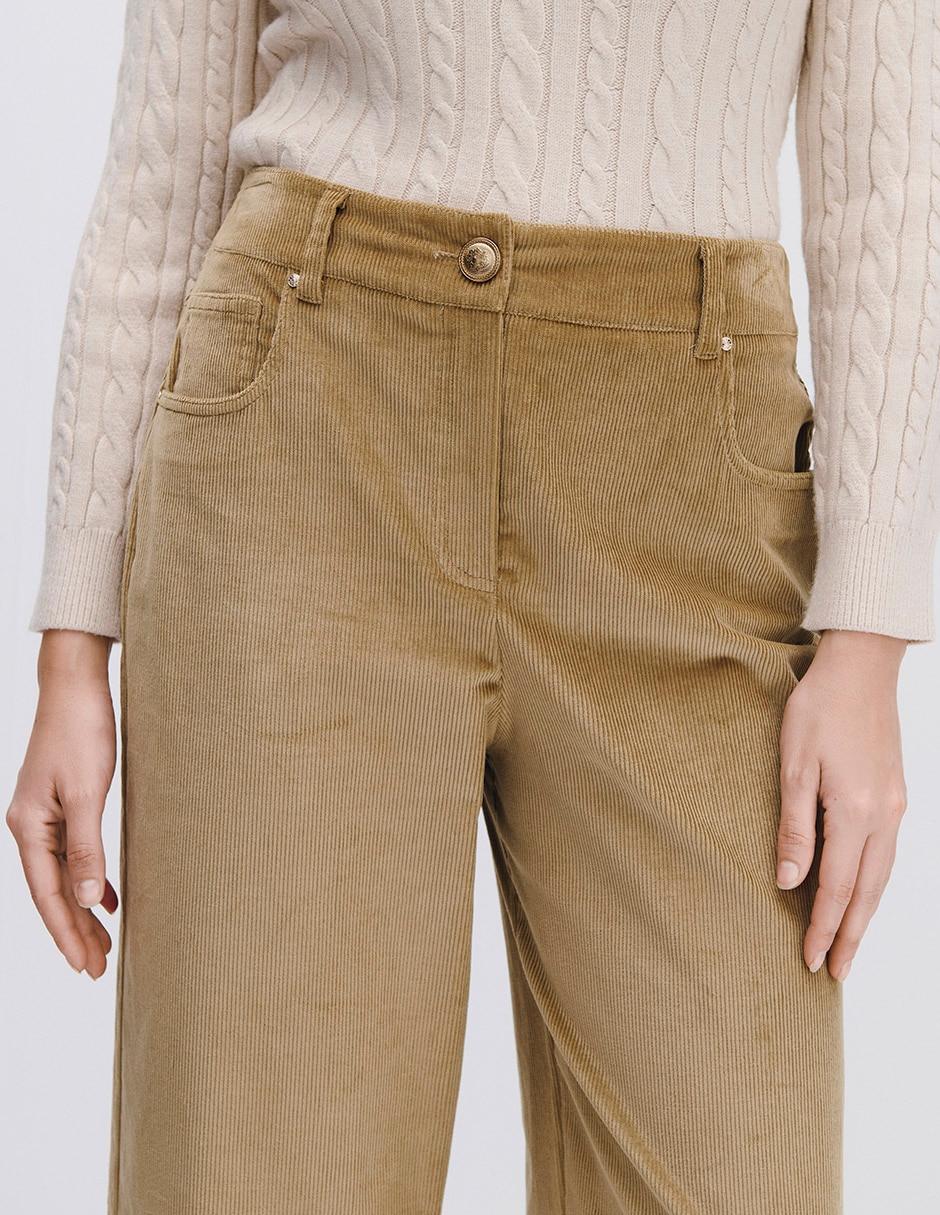 Pantalón Regular KOYA Wide leg para mujer 2