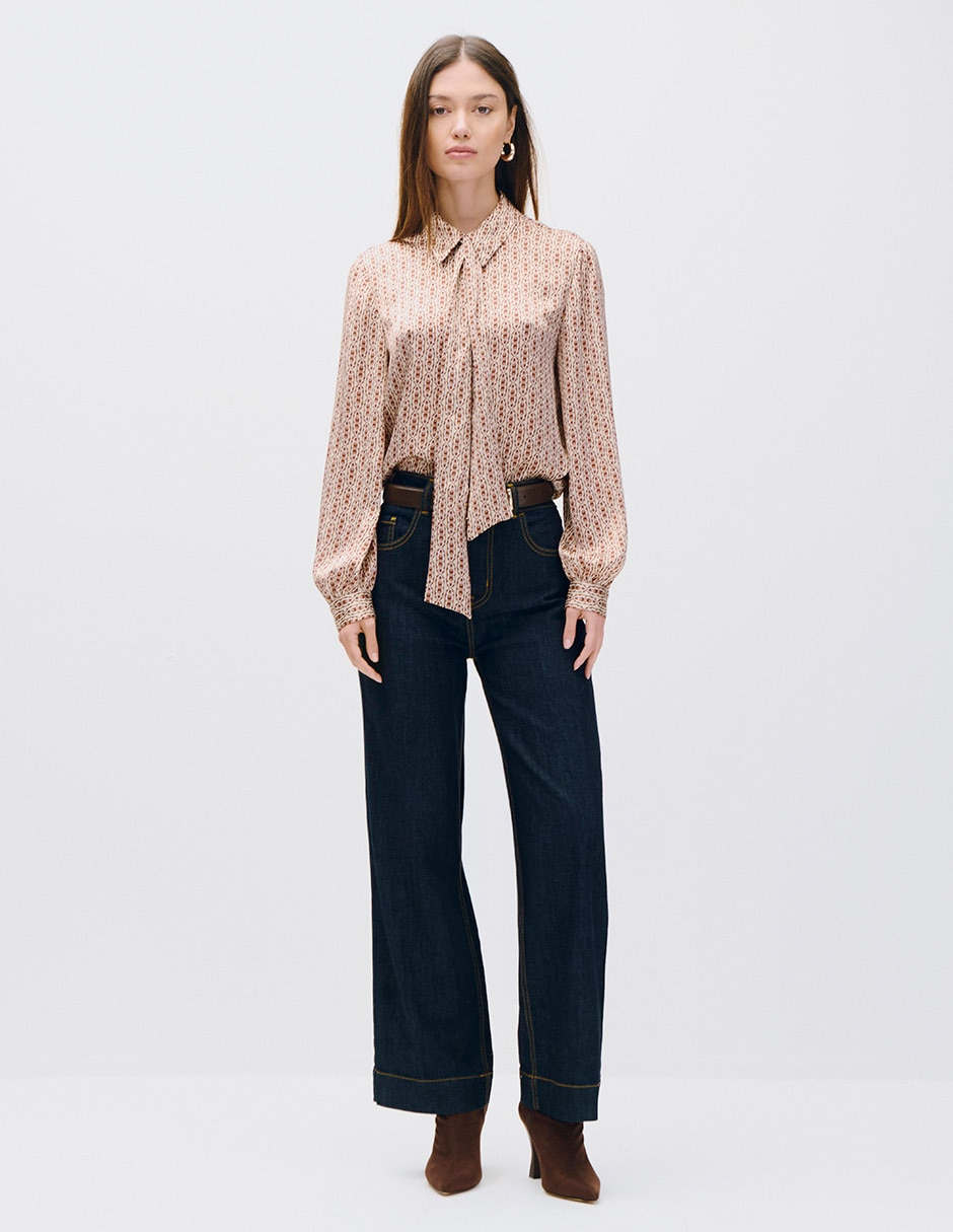 Blusa camisera koya manga larga para mujer 4