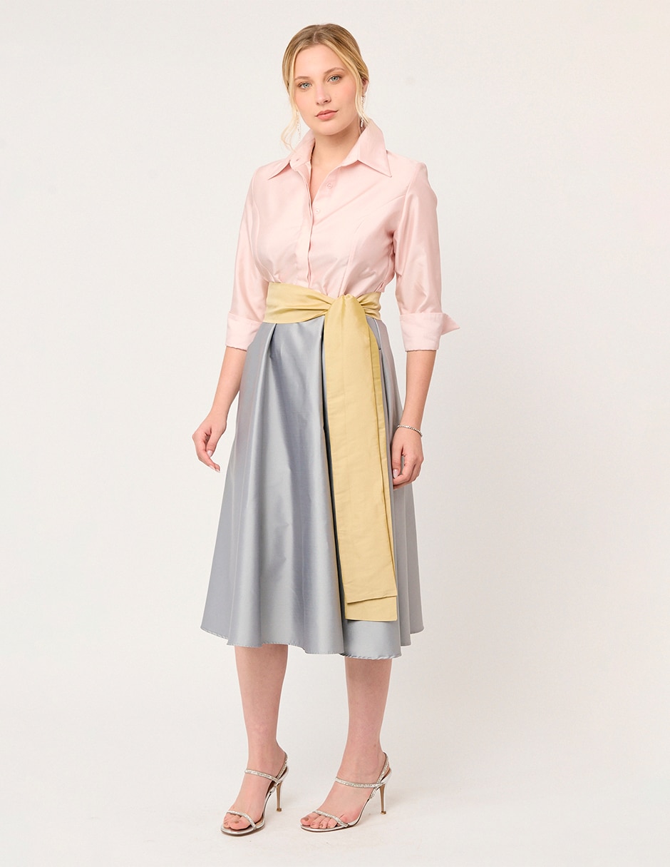 Vestido midi fiesta windsor para mujer 7