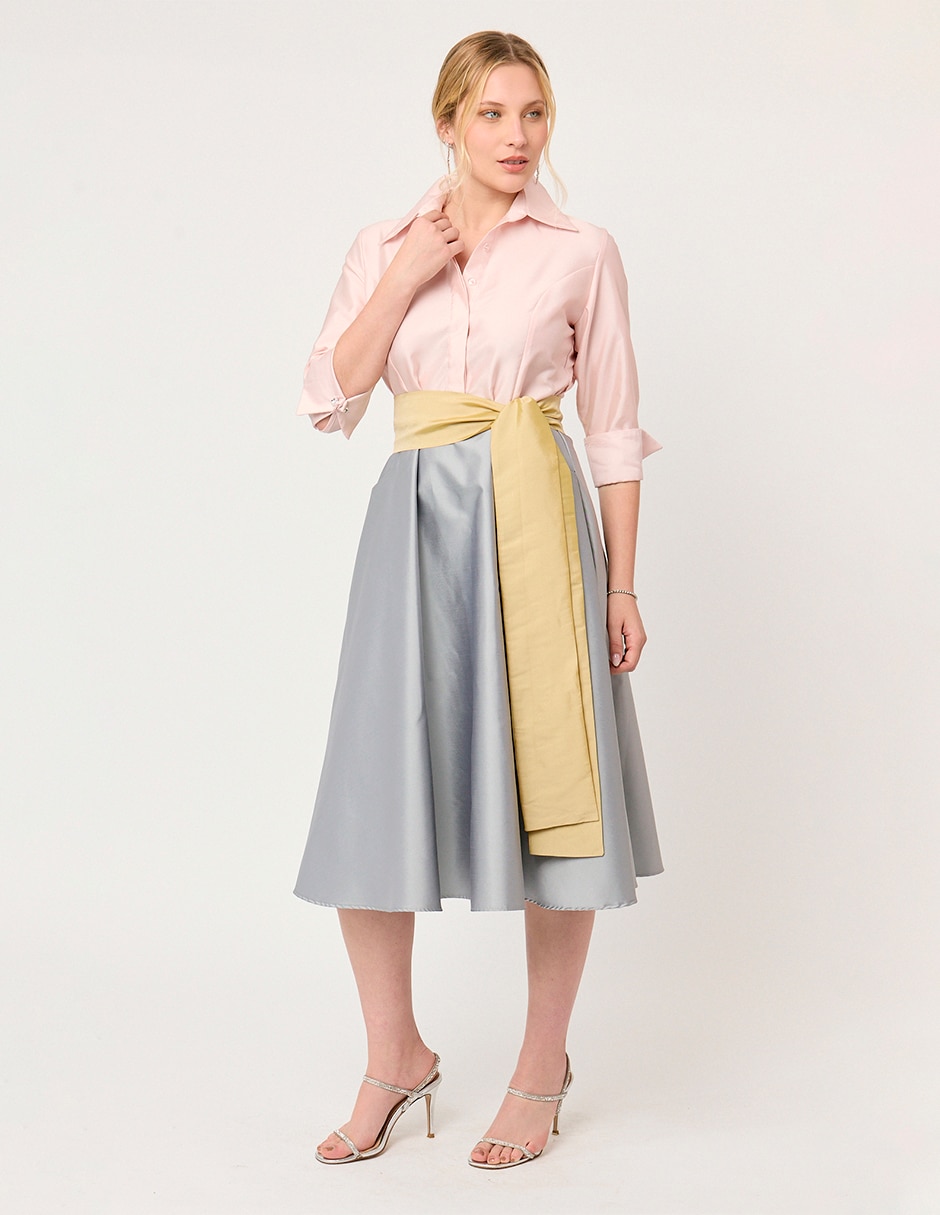 Vestido midi fiesta windsor para mujer 11