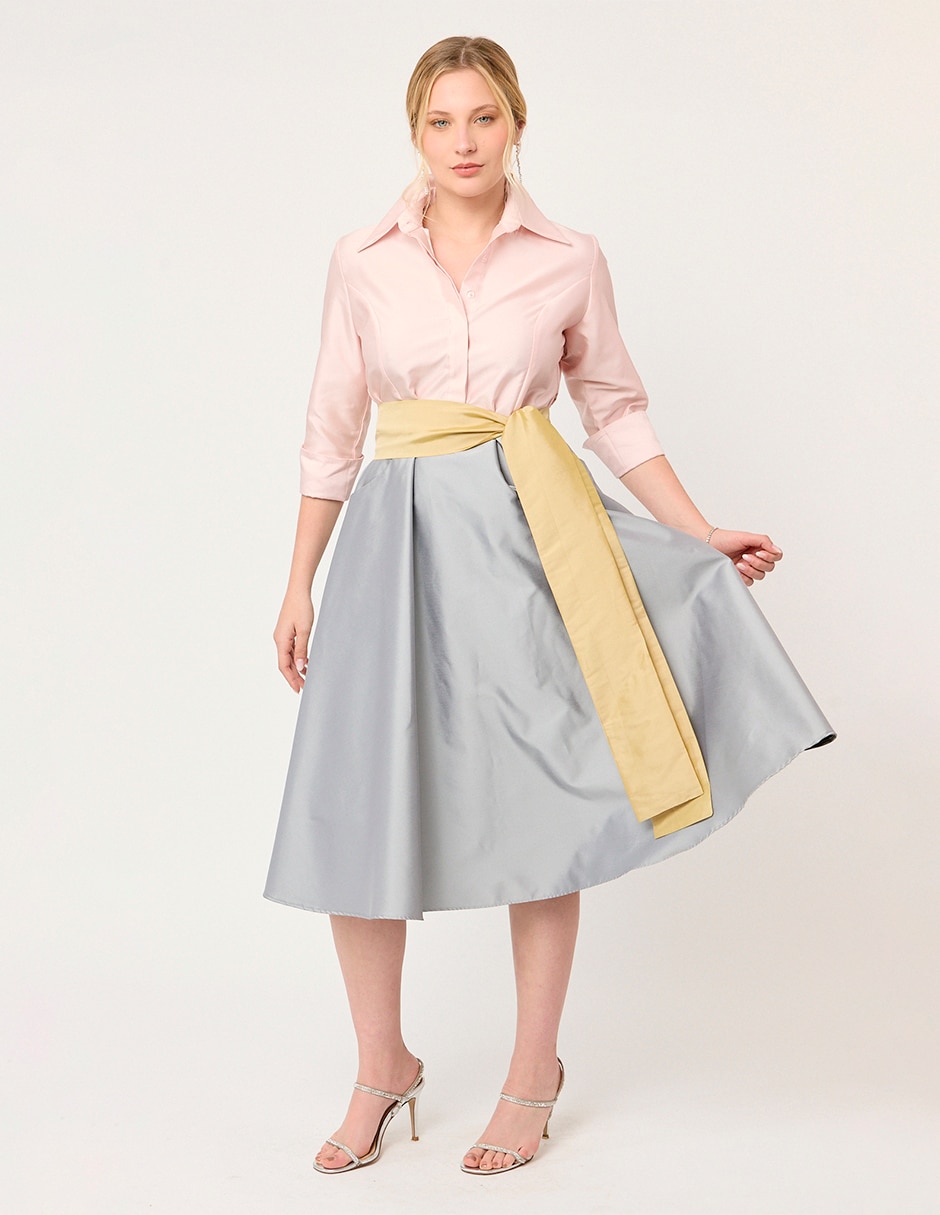 Vestido midi fiesta windsor para mujer 2