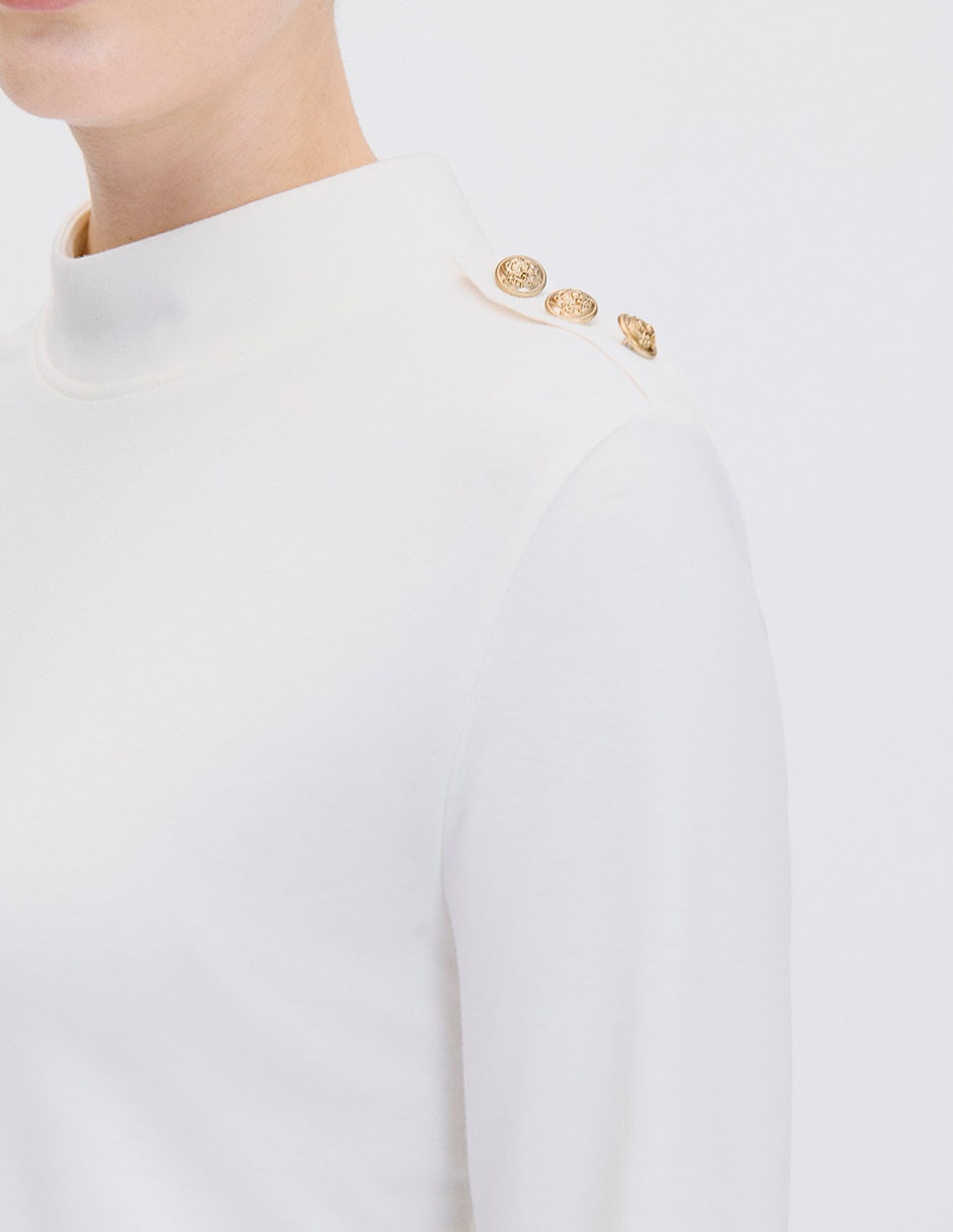 Blusa kilian manga larga para mujer 4