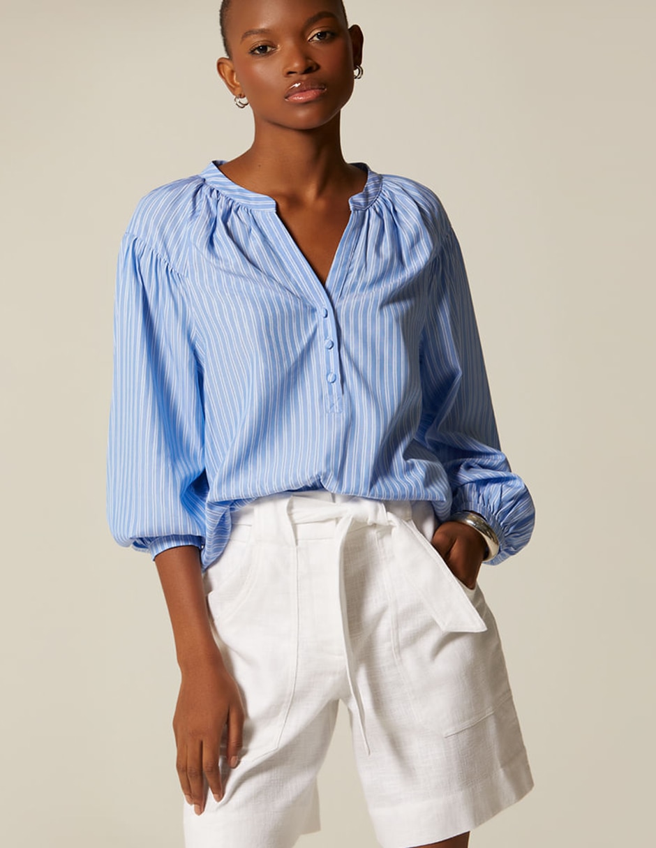 Blusa manga 3/4 para mujer Blusa manga 3/4 para mujer