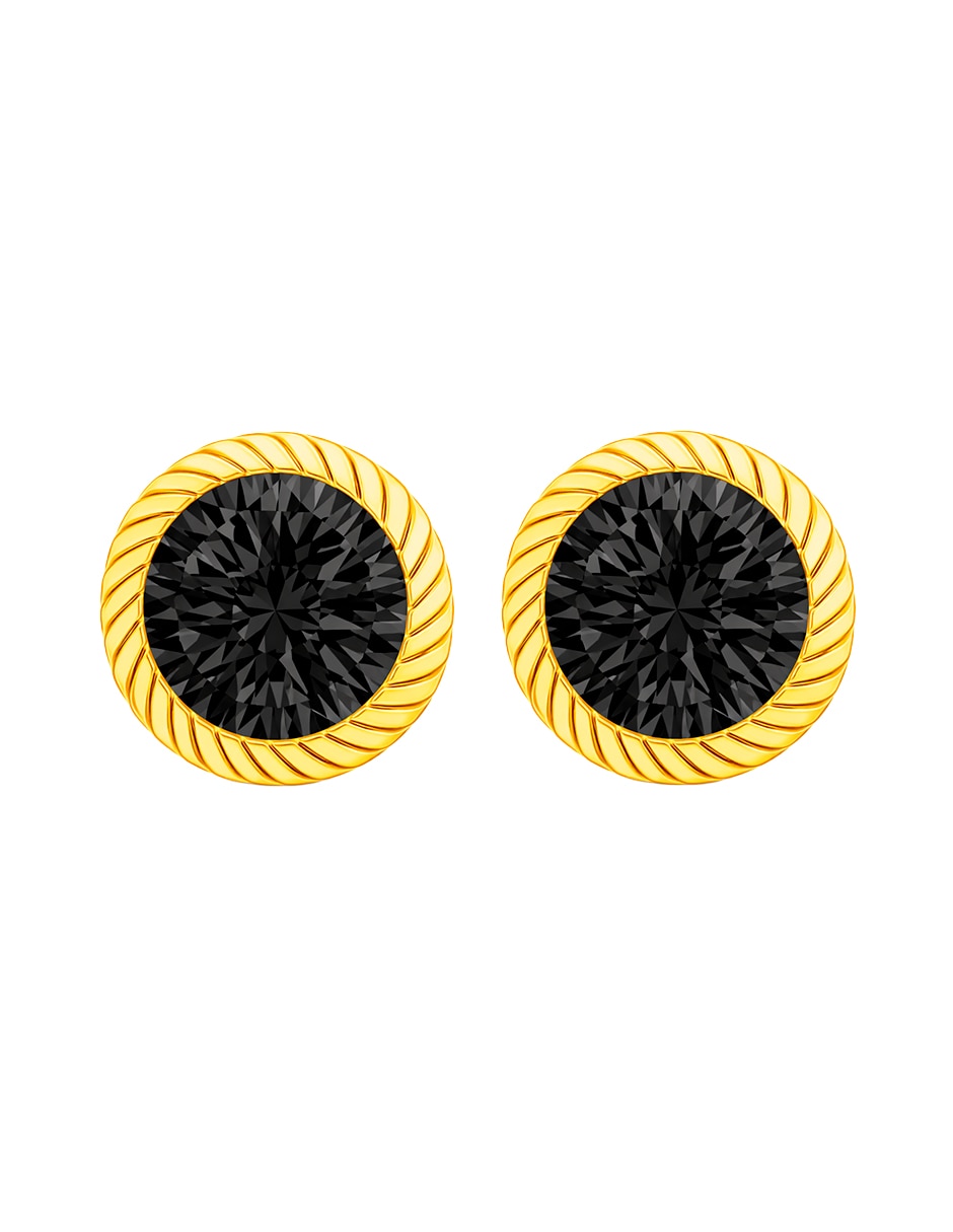 Broqueles de (si aplica) No aplica SIN FAMILIA de Oro amarillo 14 K con acabado Brillante Zirconia Broqueles de (si aplica) No aplica SIN FAMILIA de Oro amarillo 14 K con acabado Brillante Zirconia
