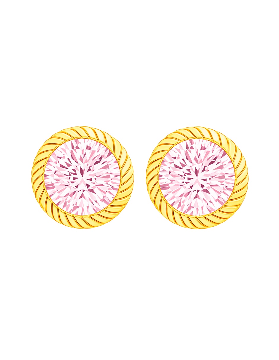 Broqueles de (si aplica) No aplica SIN FAMILIA de Oro amarillo 14 K con acabado Brillante Zirconia Broqueles de (si aplica) No aplica SIN FAMILIA de Oro amarillo 14 K con acabado Brillante Zirconia