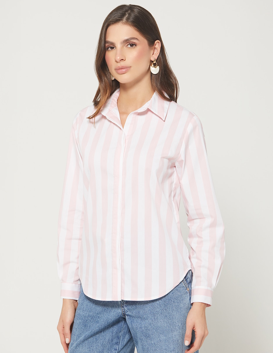Blusa camisera Sin familia o colección manga Larga para mujer Blusa camisera Sin familia o colección manga Larga para mujer