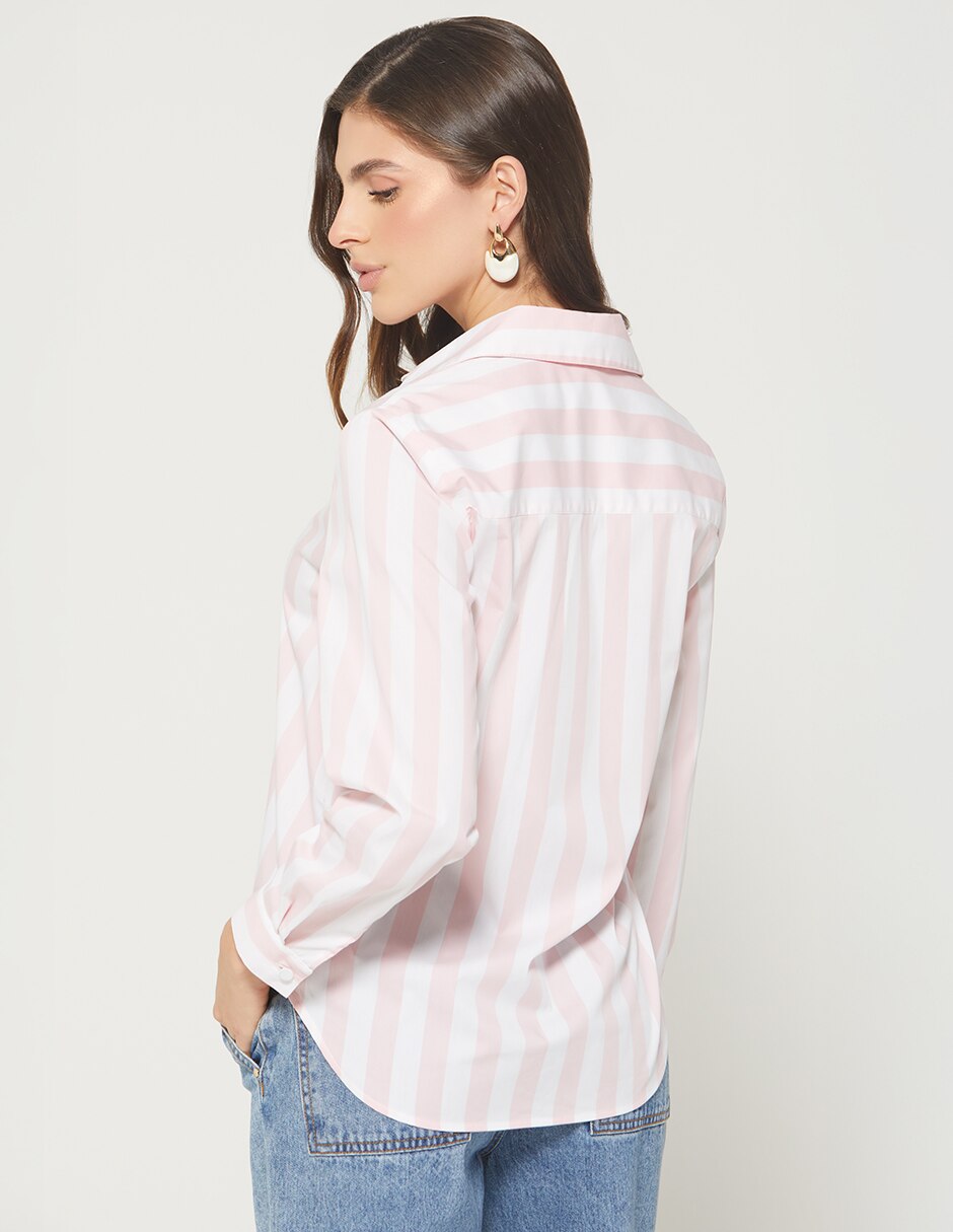 Blusa camisera Sin familia o colección manga Larga para mujer 5