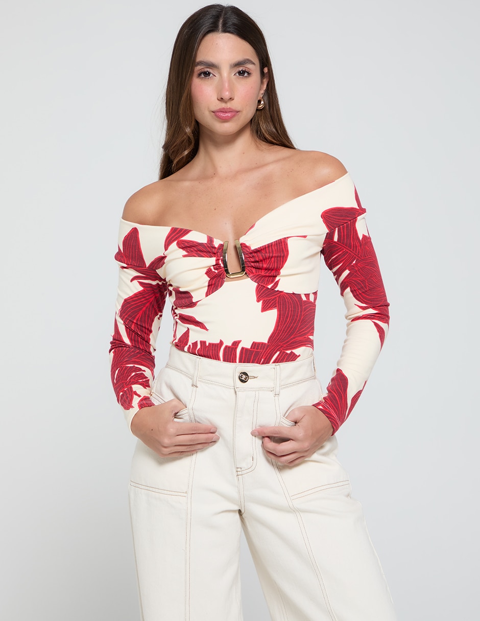 Blusa Epifanía Floral manga Larga para mujer Blusa Epifanía Floral manga Larga para mujer