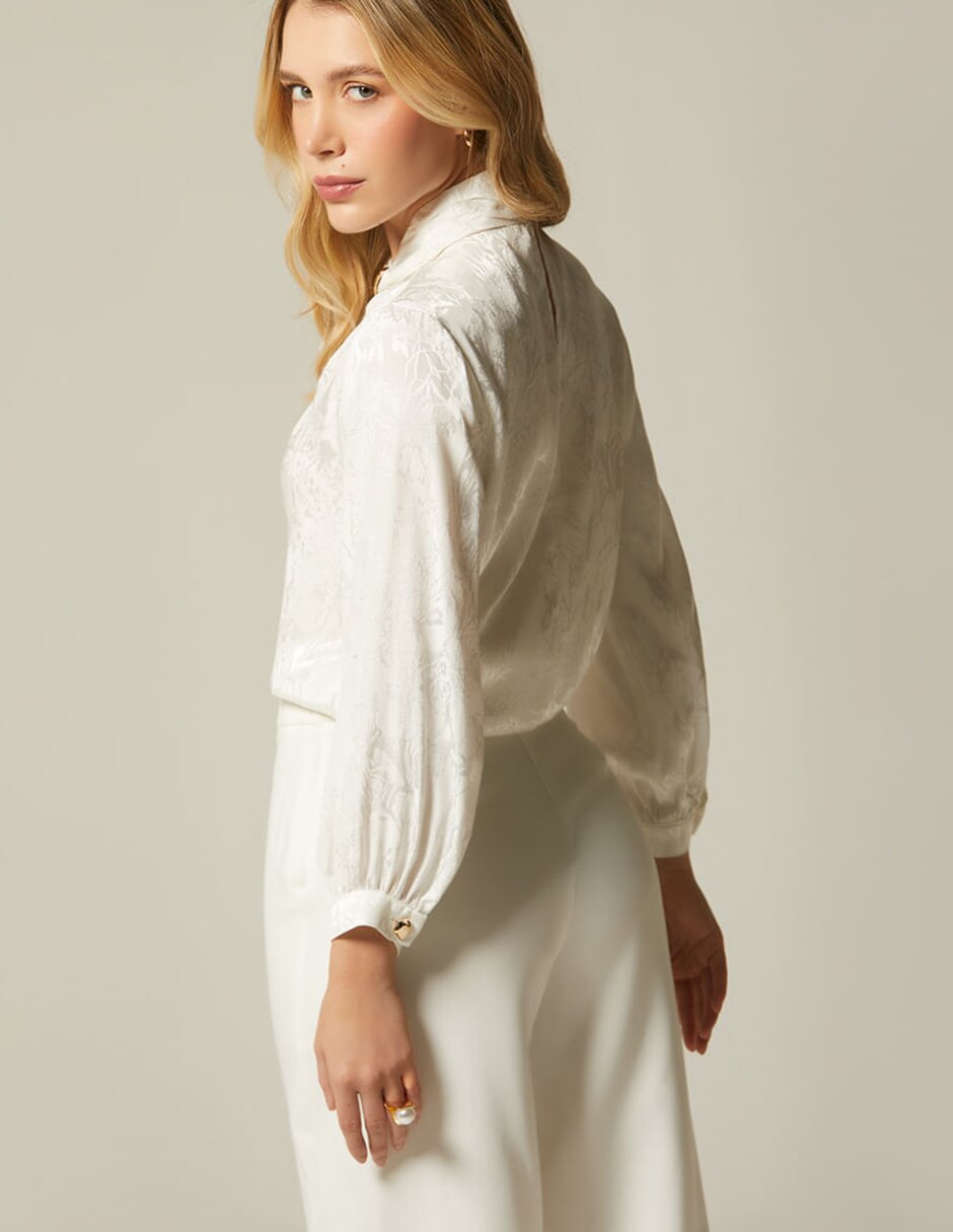 Blusa Gaia Terra manga 3/4 para mujer 3