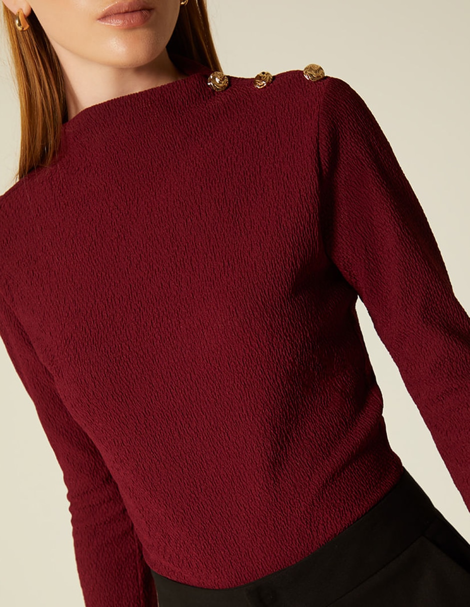 Blusa Corintos manga Larga para mujer 4