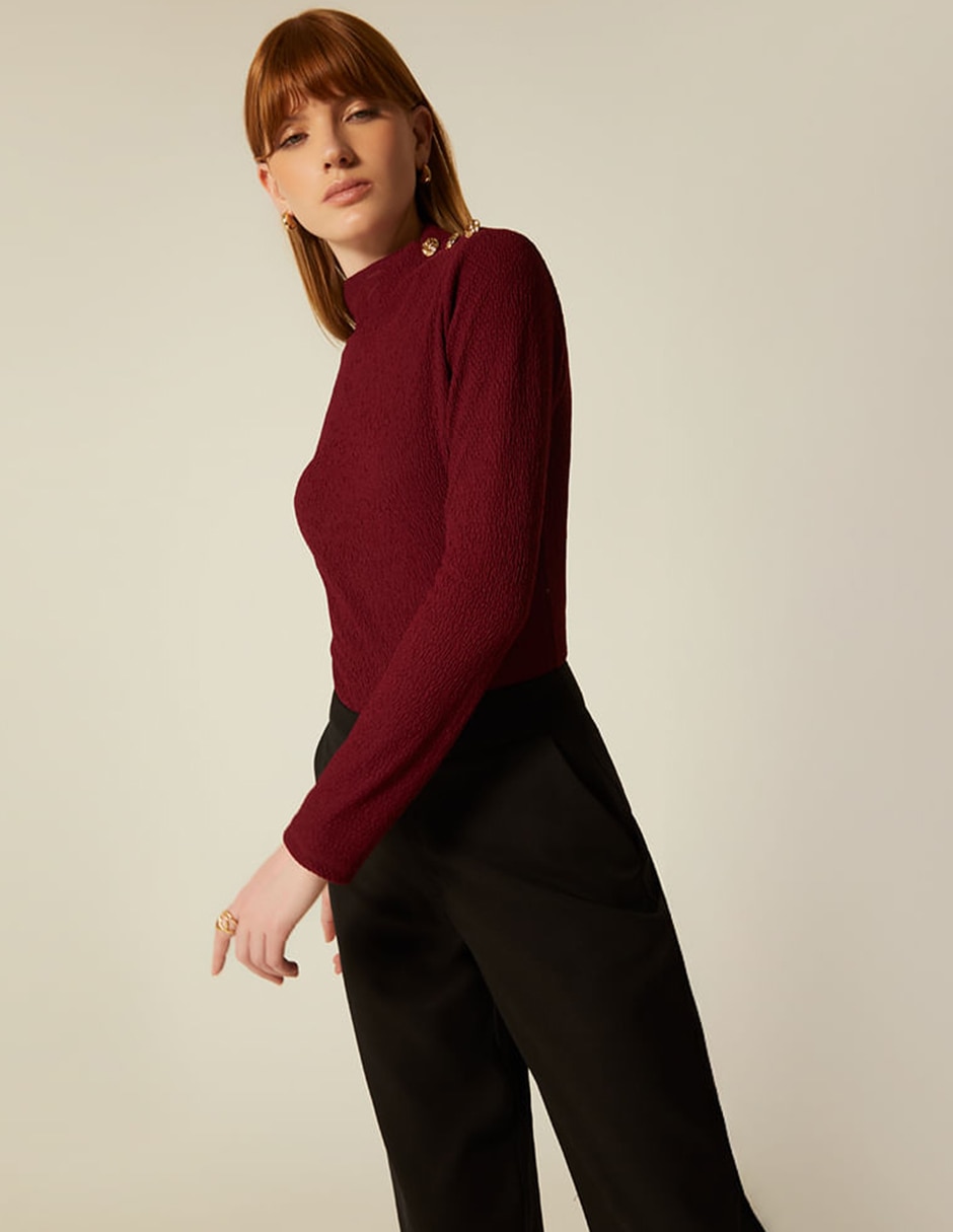 Blusa Corintos manga Larga para mujer 5