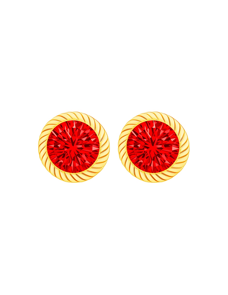 Broqueles de (si aplica) No aplica SIN FAMILIA de Oro amarillo 14 K con acabado Brillante Zirconia Broqueles de (si aplica) No aplica SIN FAMILIA de Oro amarillo 14 K con acabado Brillante Zirconia