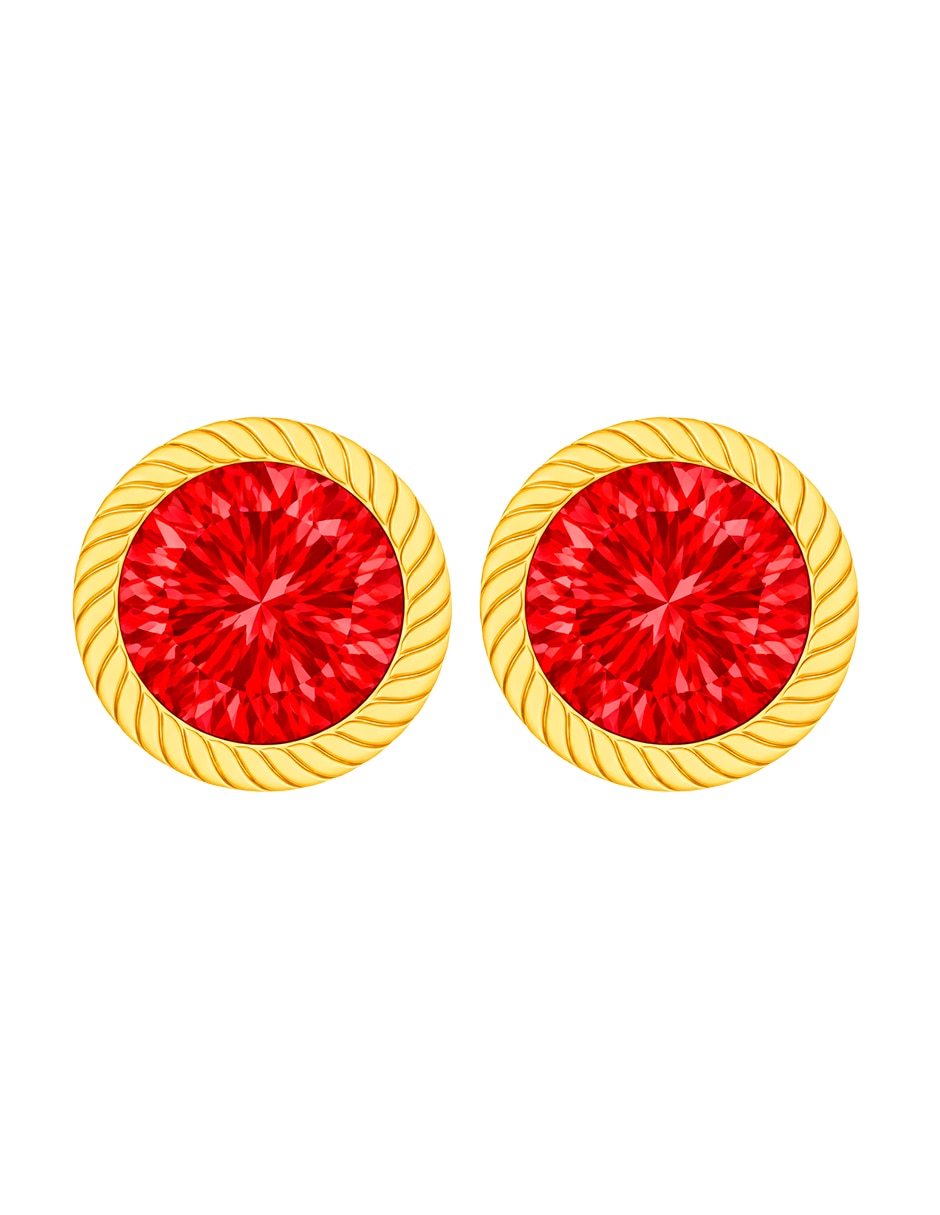 Broqueles de (si aplica) No aplica SIN FAMILIA de Oro amarillo 14 K con acabado Brillante Zirconia Broqueles de (si aplica) No aplica SIN FAMILIA de Oro amarillo 14 K con acabado Brillante Zirconia
