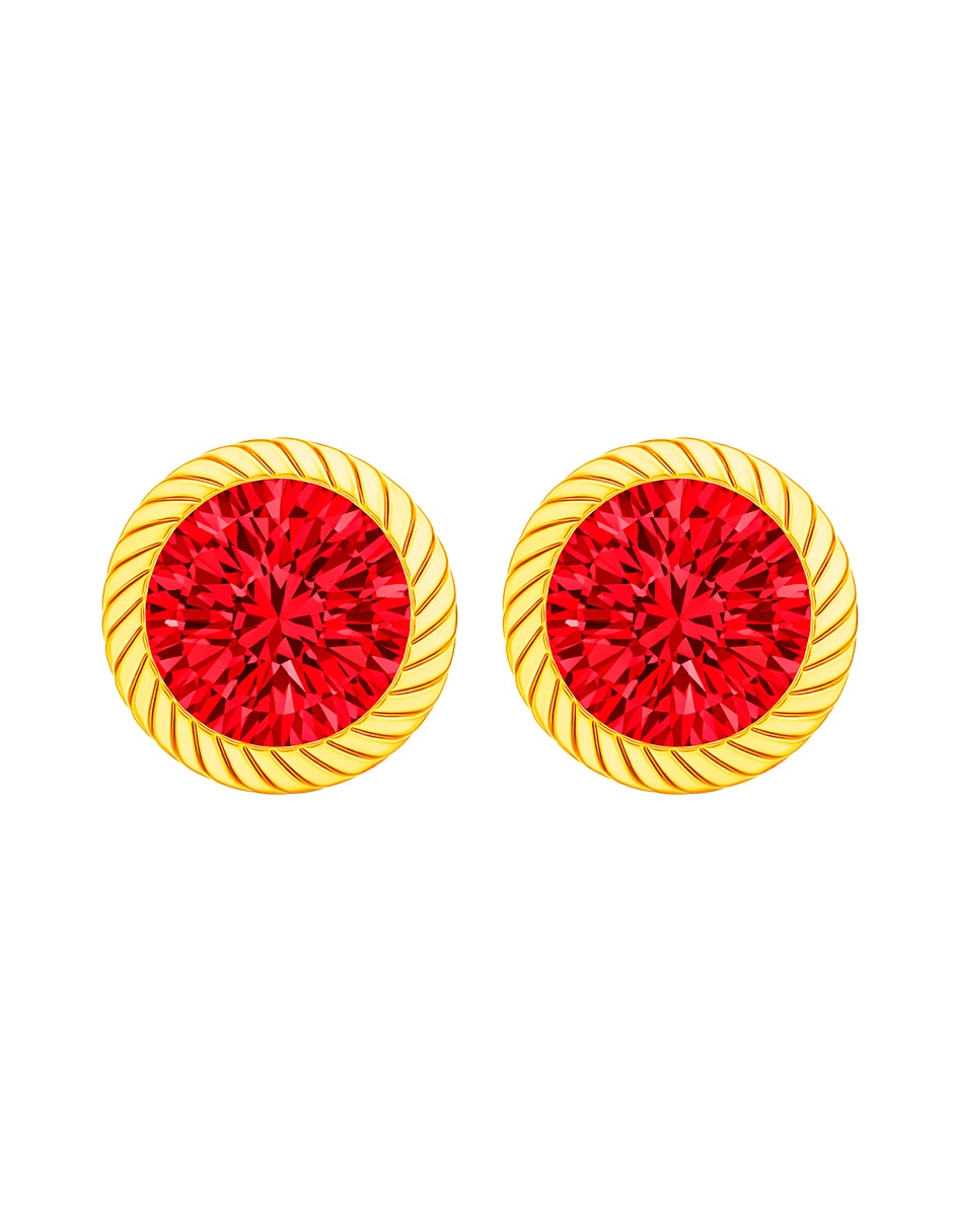 Broqueles de (si aplica) No aplica SIN FAMILIA de Oro amarillo 14 K con acabado Brillante Zirconia Broqueles de (si aplica) No aplica SIN FAMILIA de Oro amarillo 14 K con acabado Brillante Zirconia