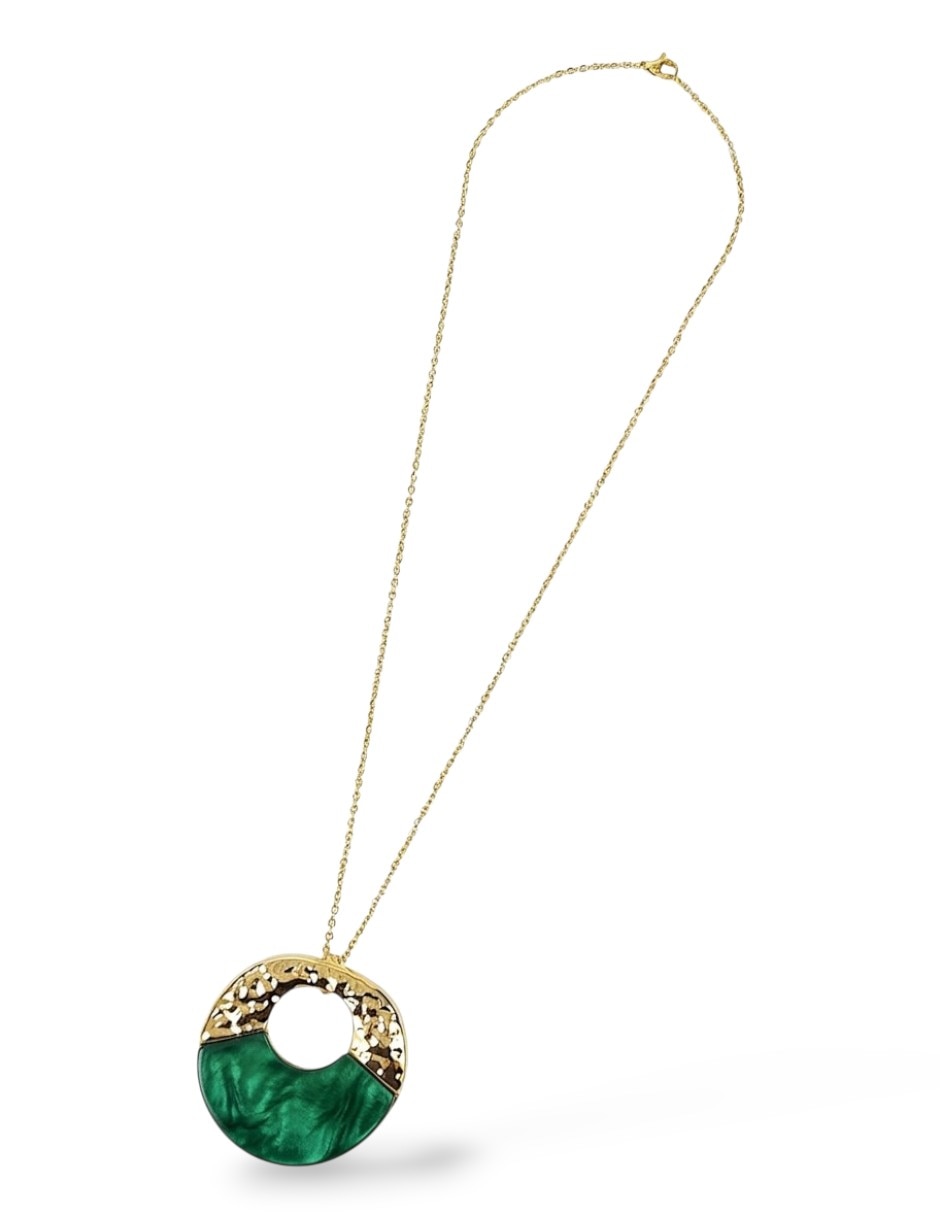Collar pulsera anillo y aretes de acero inoxidable nácar