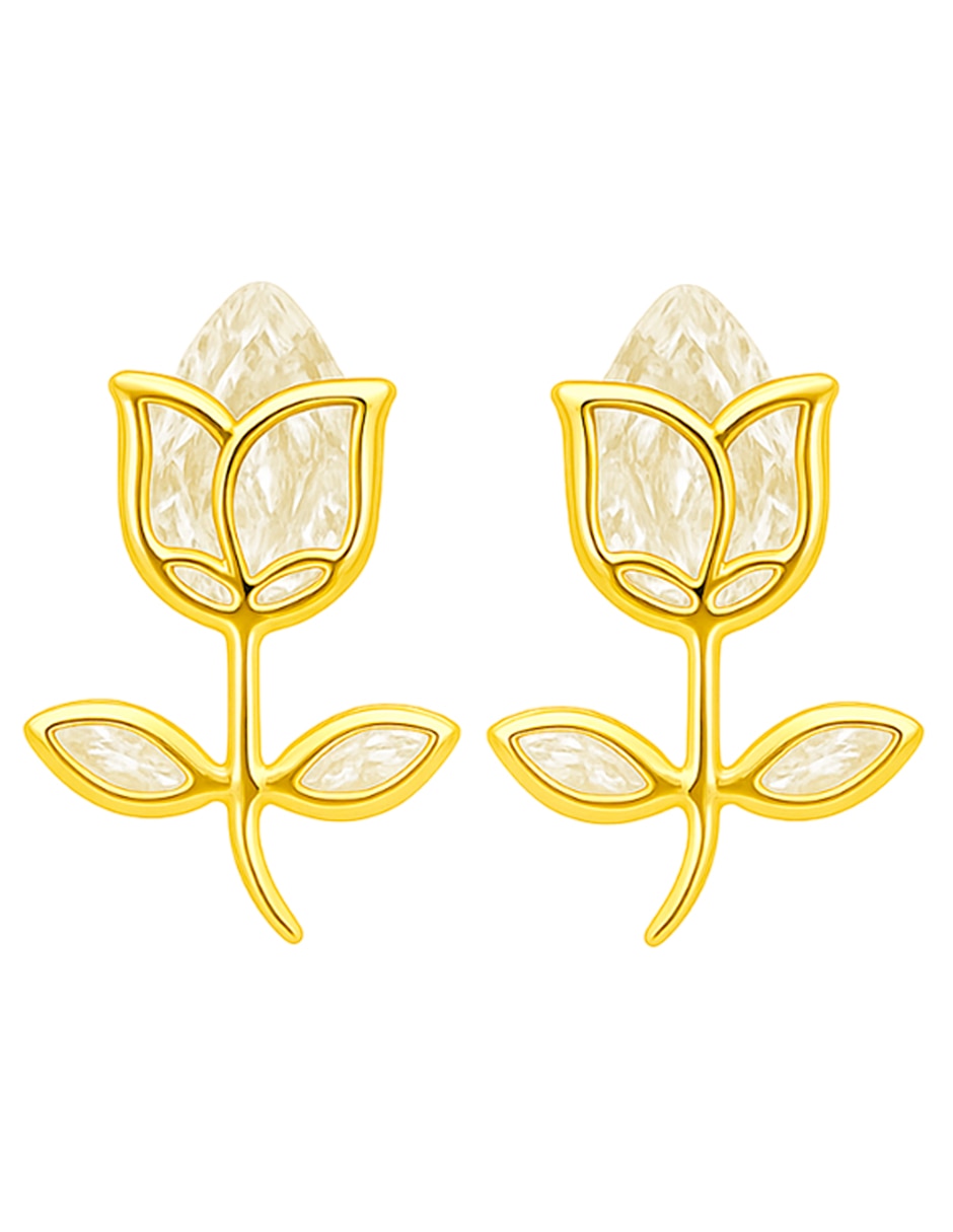 Broqueles de (si aplica) No aplica SIN FAMILIA de Oro amarillo 14 K con acabado Brillante Zirconia Broqueles de (si aplica) No aplica SIN FAMILIA de Oro amarillo 14 K con acabado Brillante Zirconia