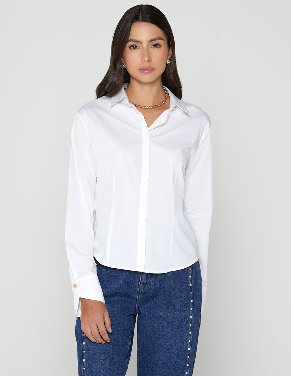 Blusa camisera Sin familia o colección manga Larga para mujer