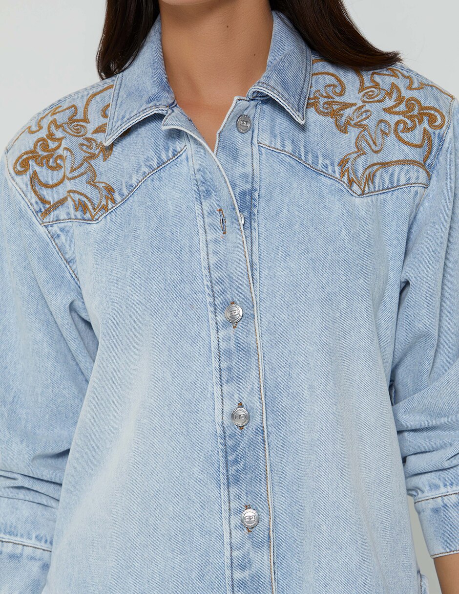 Blusa camisera Sin familia o colección manga Larga para mujer 5