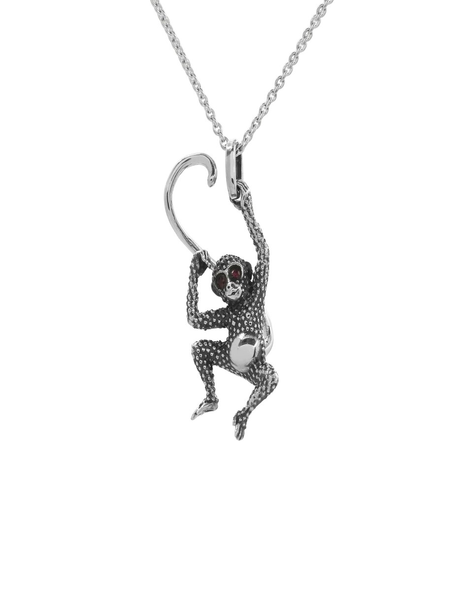 Collar Animal de (si aplica) Chango de Plata P 925 2