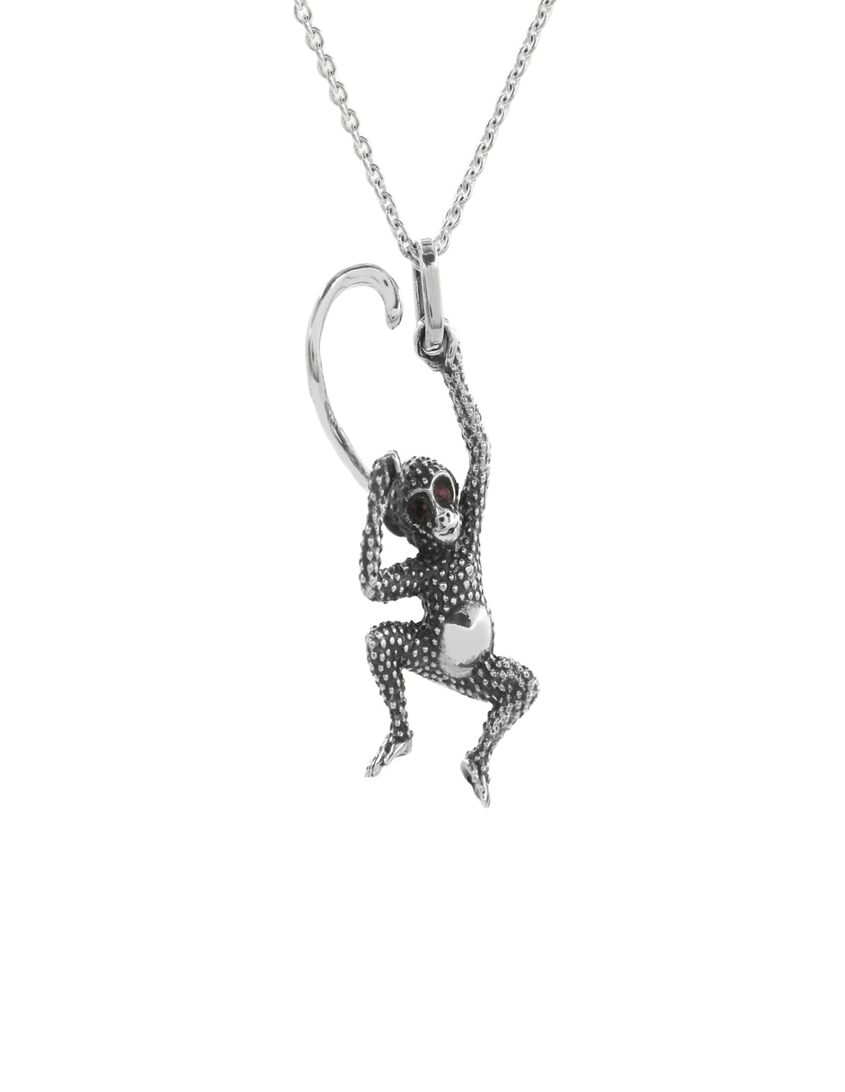 Collar Animal de (si aplica) Chango de Plata P 925 3
