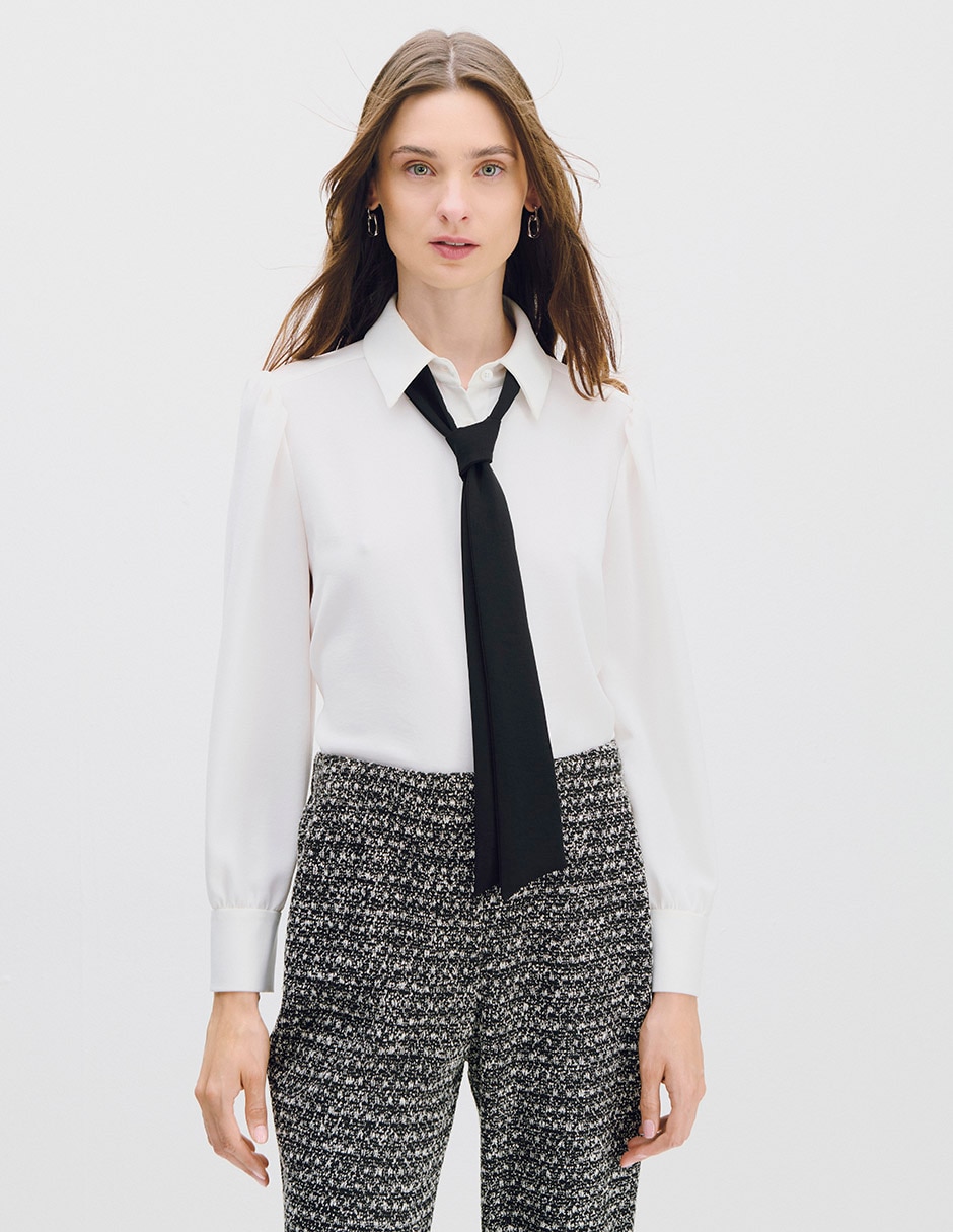 Blusa camisera ONIX manga Larga para mujer