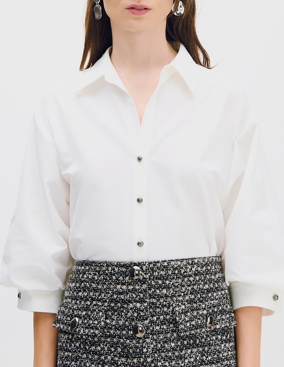 Blusa camisera ONIX manga 3/4 para mujer 4