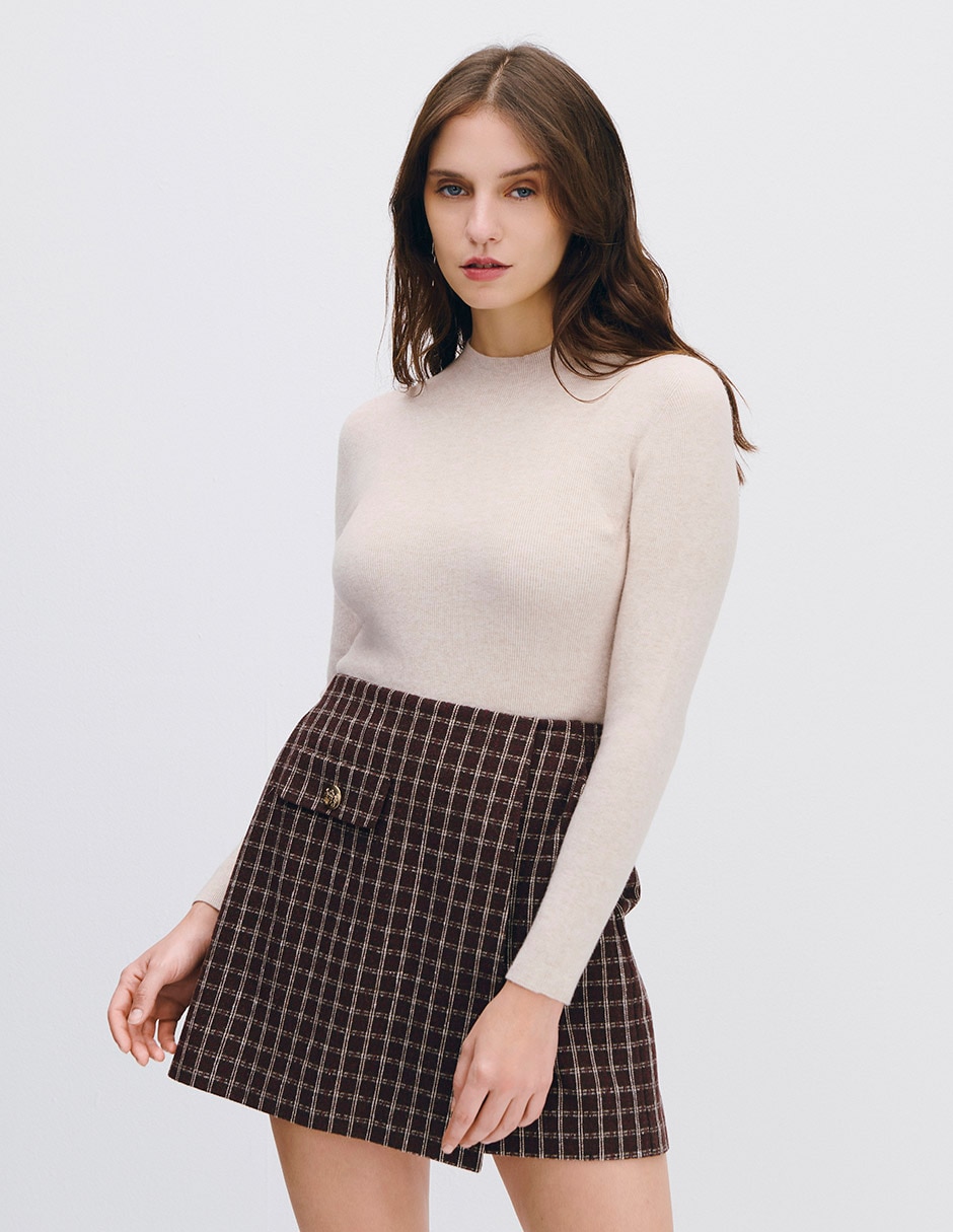 Suéter cuello Alto para mujer Suéter cuello Alto para mujer