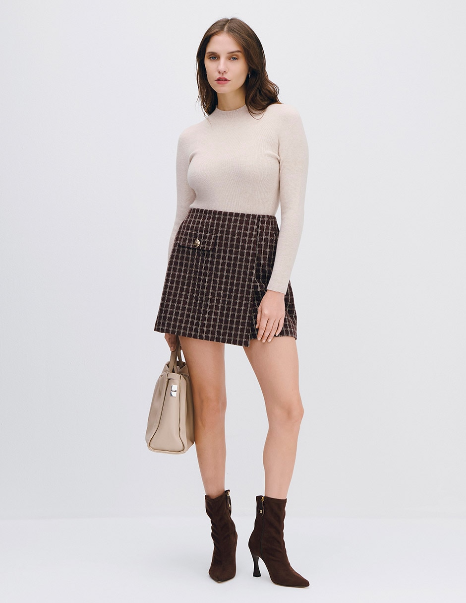 Suéter cuello Alto para mujer 2