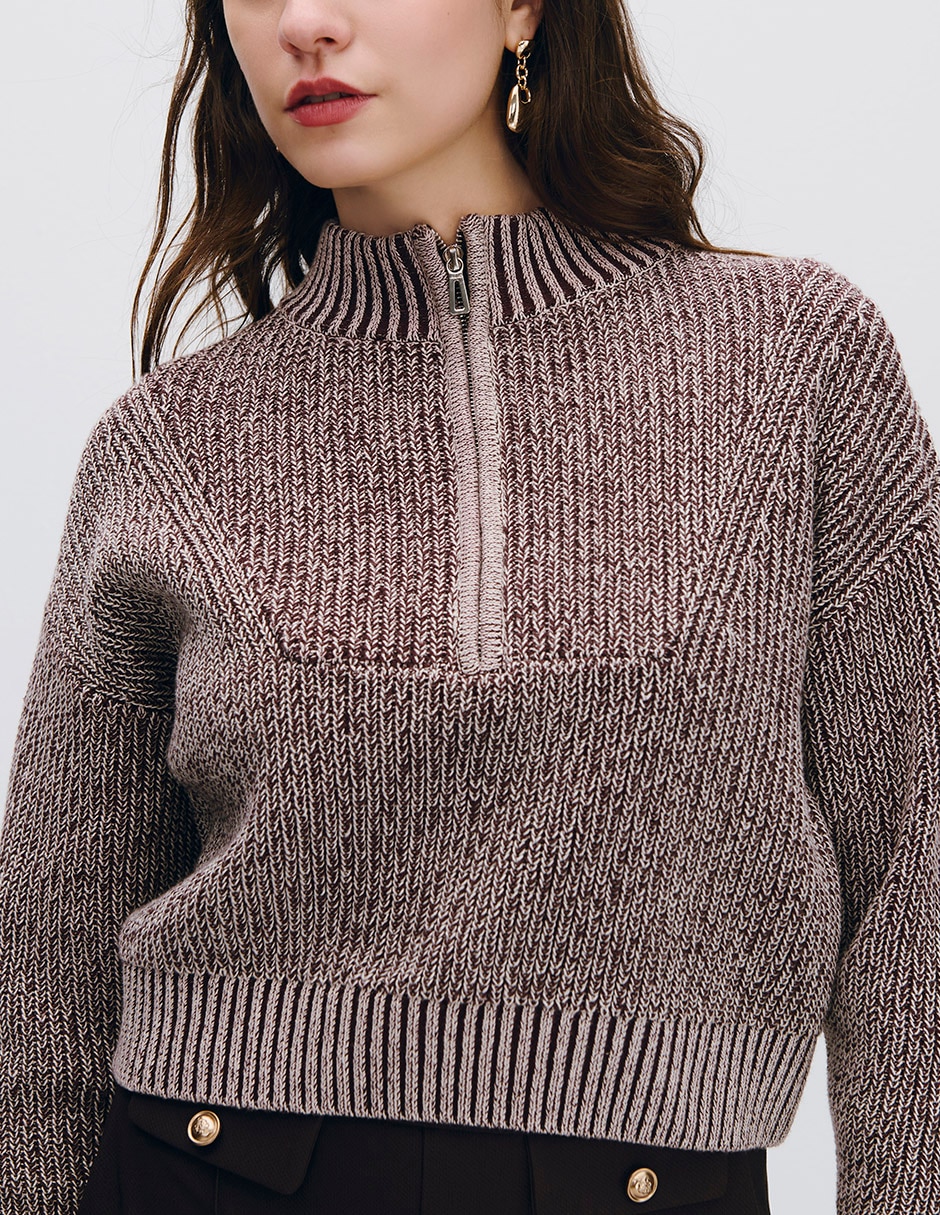 Suéter cuello Alto para mujer 4