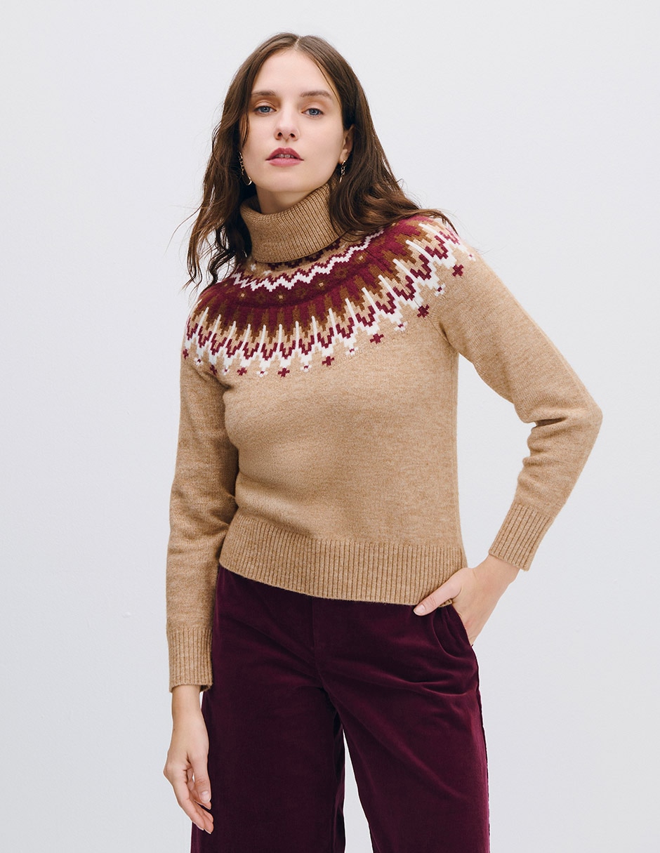 Suéter cuello Tortuga para mujer Suéter cuello Tortuga para mujer