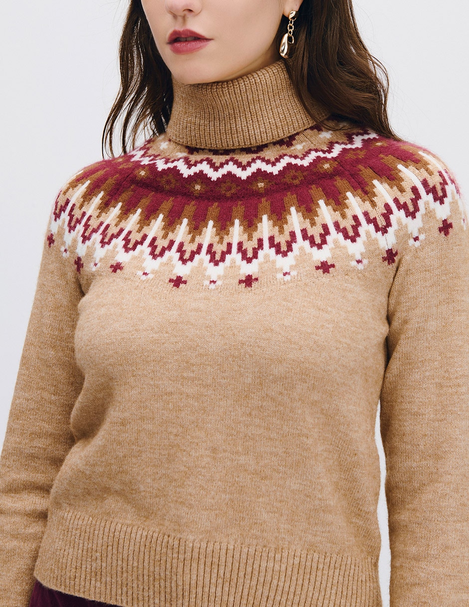 Suéter cuello Tortuga para mujer 4
