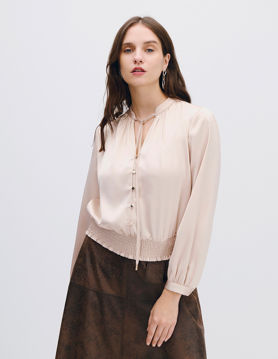 Blusa AURA manga Larga para mujer Blusa AURA manga Larga para mujer