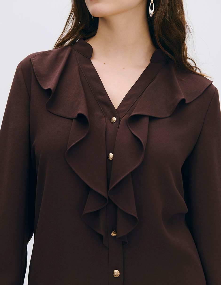 Blusa AURA manga Larga para mujer 4