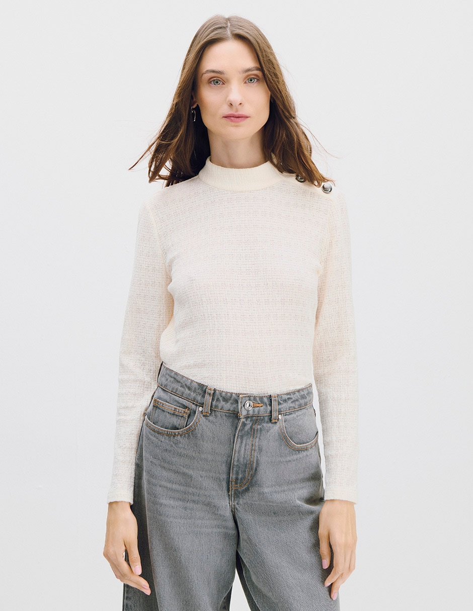 Blusa ONIX manga Larga para mujer