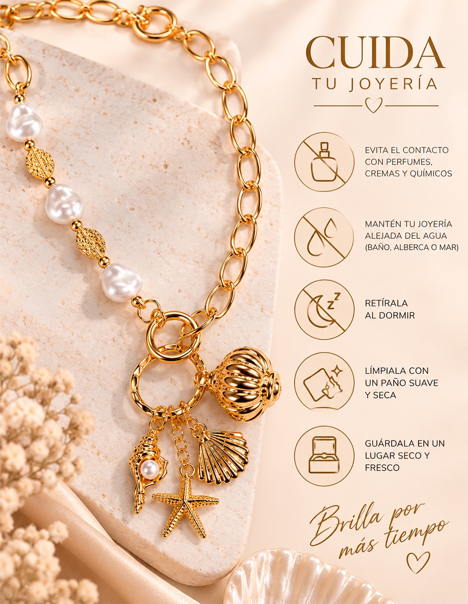 Set de collar y aretes de acero inoxidable 6