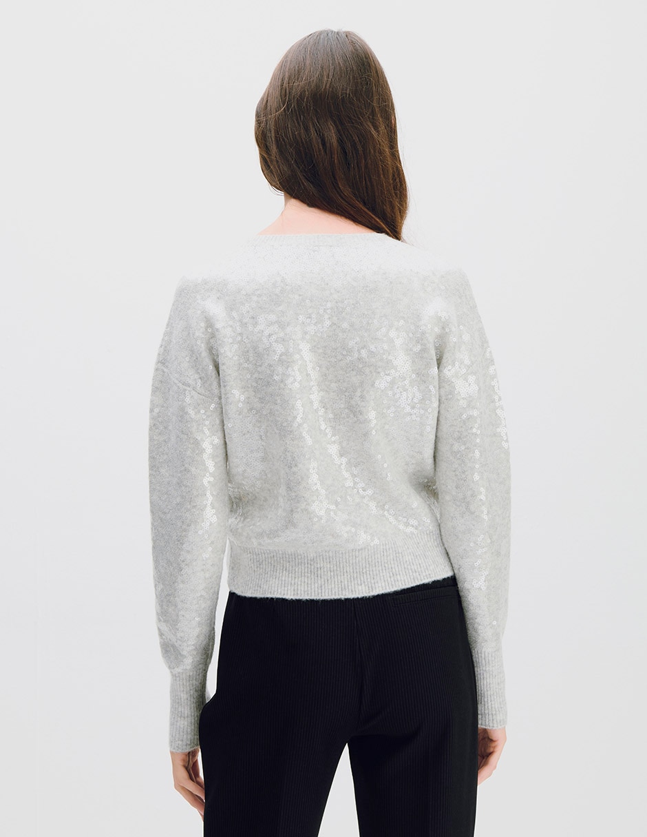 Suéter cuello redondo para mujer 3