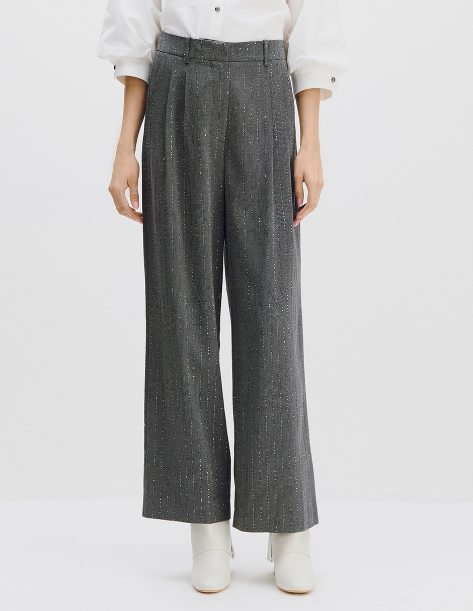 Pantalón onix wide leg para mujer Pantalón onix wide leg para mujer