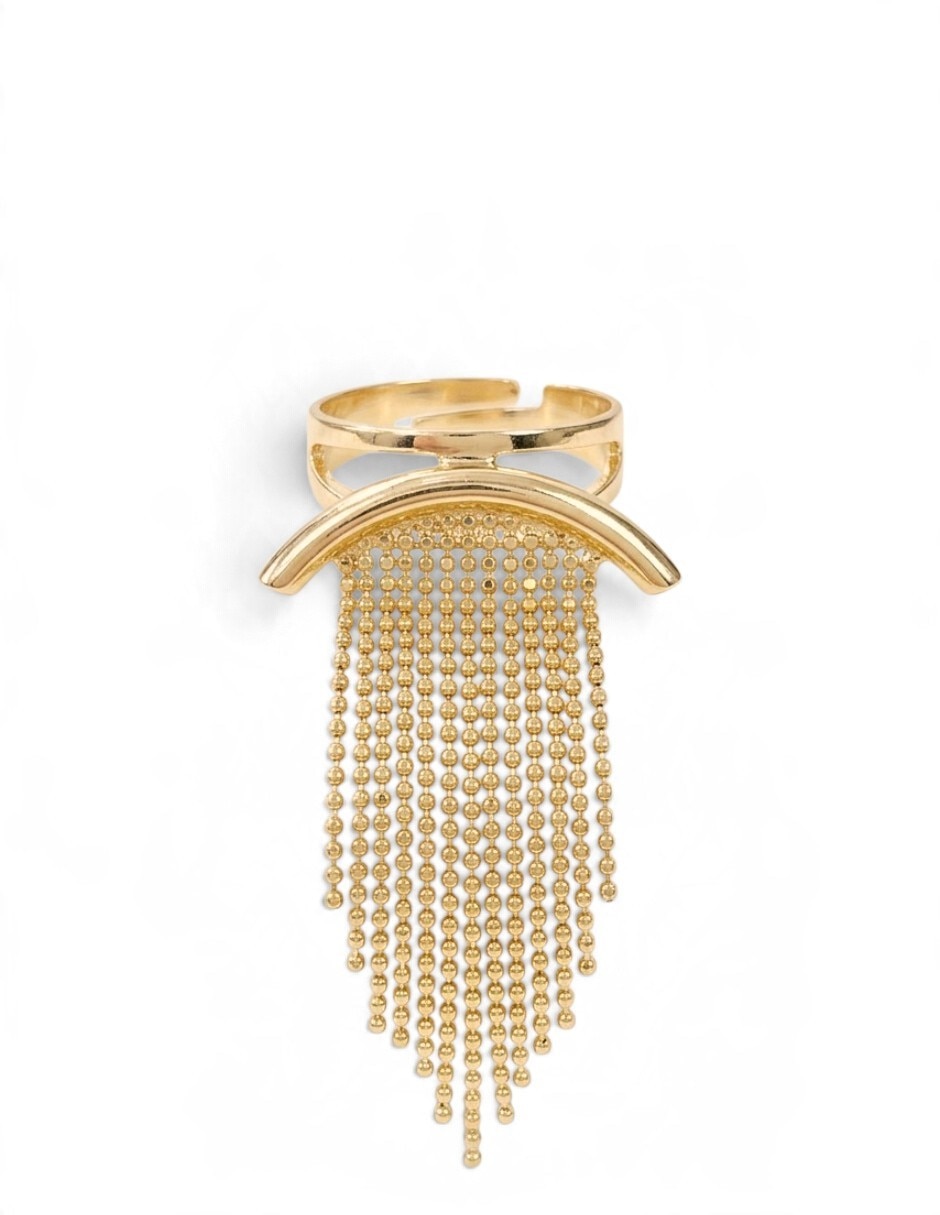 Collar pulsera anillo y aretes de oro laminado 18 k