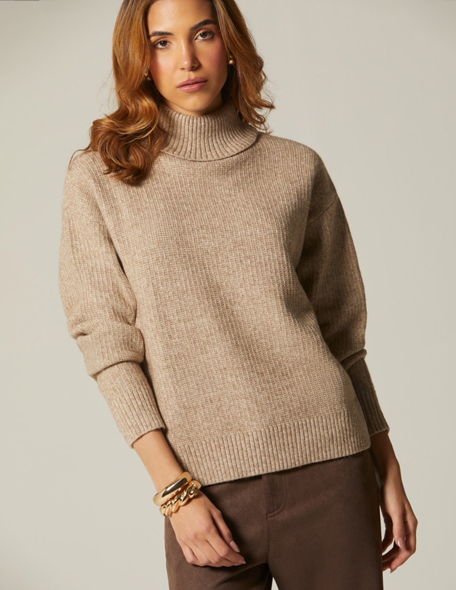 Suéter cuello tortuga para mujer Suéter cuello tortuga para mujer